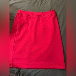 Premise Vibrant Red A-Line Skirt
